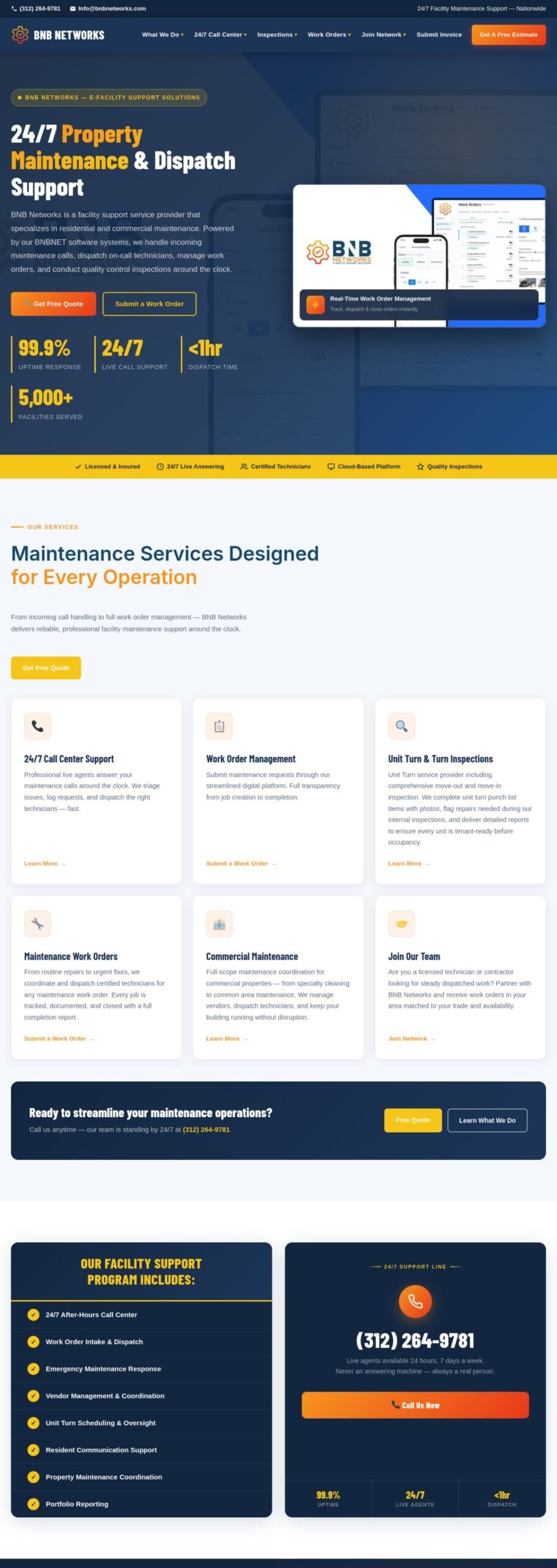 BNB Networks website designed and built by Awais Bukhari / Tech Arizon