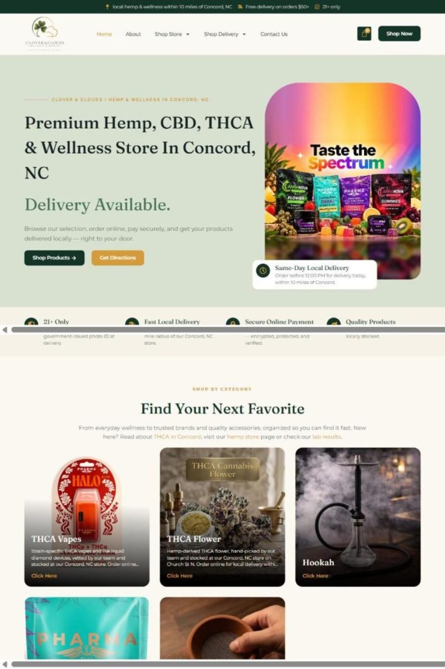 Clover & Clouds website designed and built by Awais Bukhari / Tech Arizon