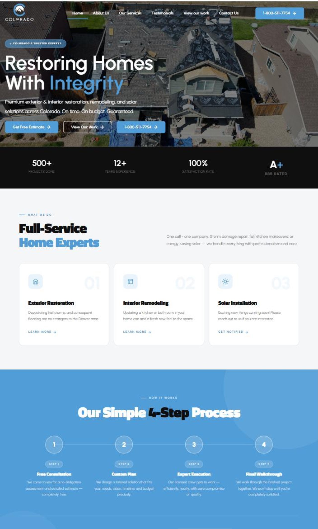 Colorado RR website designed and built by Awais Bukhari / Tech Arizon