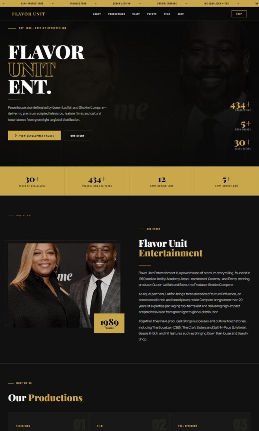 Flavor Unit website designed and built by Awais Bukhari / Tech Arizon